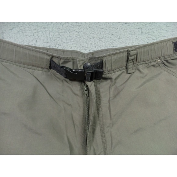 REI Pants Mens Size M 35 X 31 Green Convertible Cargo Belted Ankle Zip UPF 50+ - Picture 6 of 16